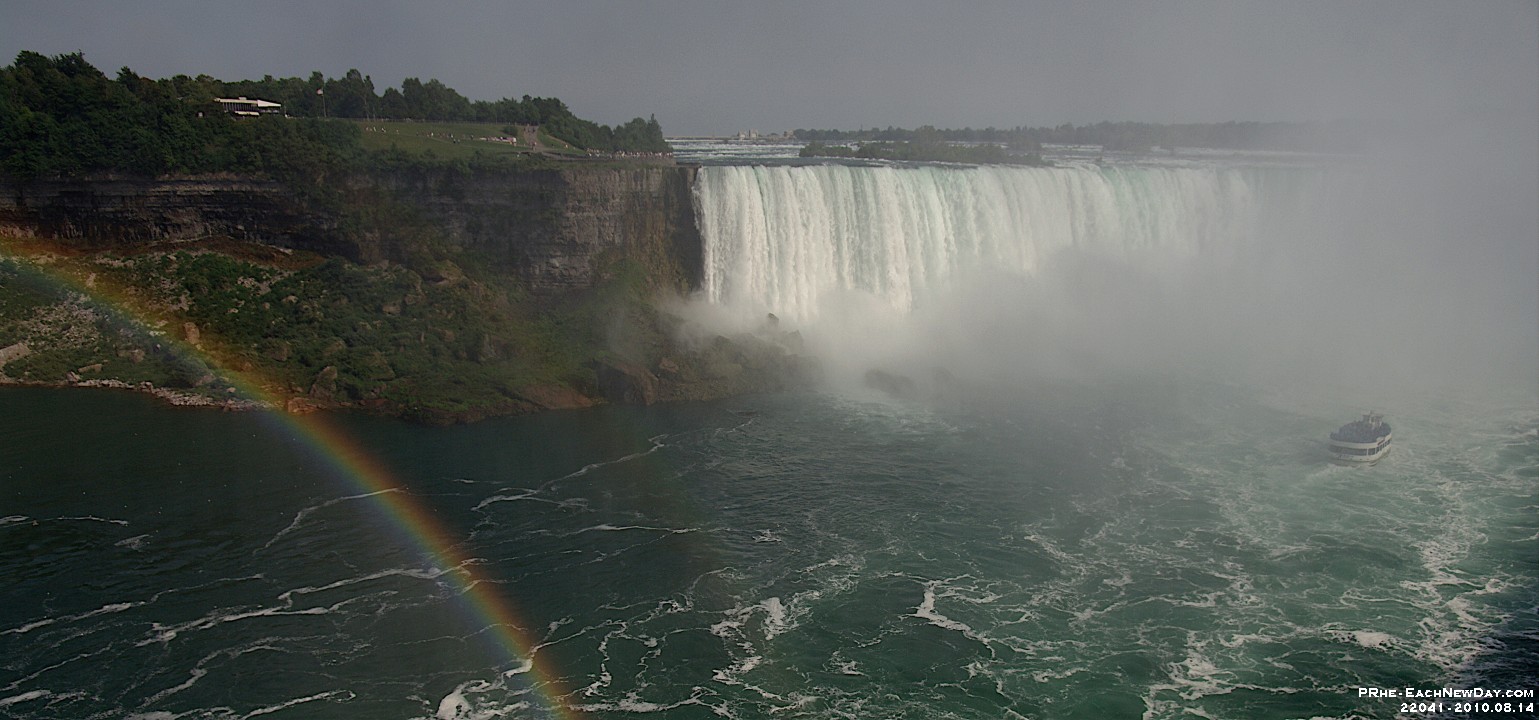 22041CrLeUsm - Beth - My 100th birthday party - Niagara Falls - Daytime walk by the Falls